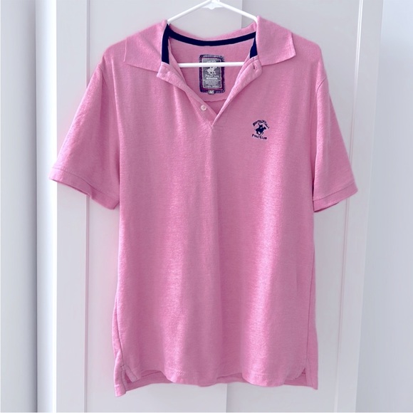 Beverly Hills Polo Club Other - Beverly Hills Polo Club Modern Fit Pink Polo Men